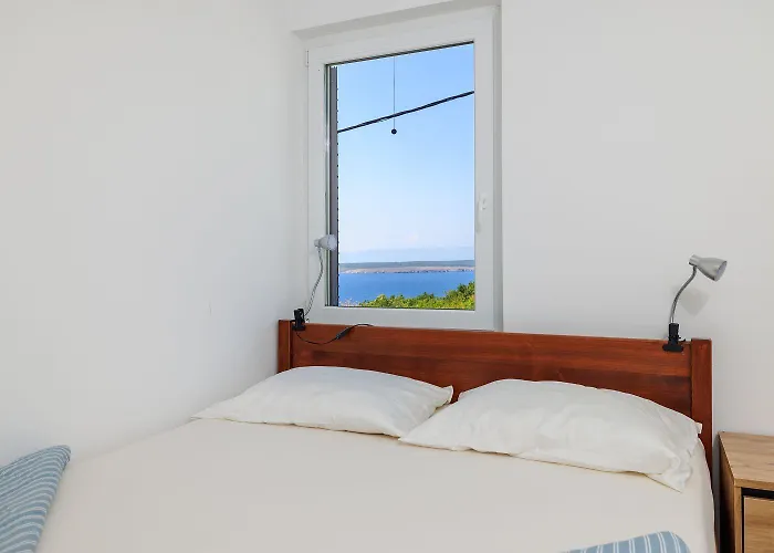 Apartman Malerisches Studio-apartment Mit Meerblick, Privatparkplatz, Klima Crikvenica