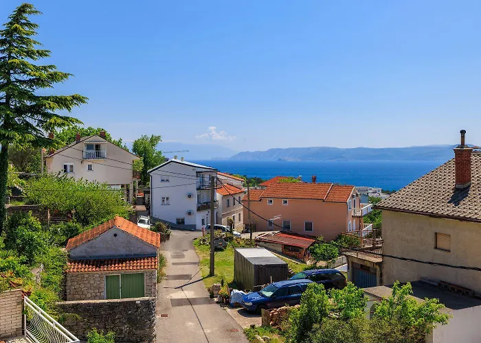 Malerisches Studio-apartment Mit Meerblick, Privatparkplatz, Klima Daire Crikvenica